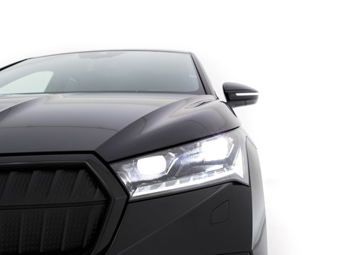Škoda Enyaq Coupé 85 Sportline [ 3-Fase ] {SOH-95%} (INCL.BTW) *PANO | ADAPTIVE-CRUISE | LEATHER-ALCANTARA | FULL-LED | BLINDSPOT | HEATED-SPORTSEATS | CAMERA | KEYLESS | PRIVACY-GLASS | SHIFT-PADLLES | TOWBAR | 20''ALU*
