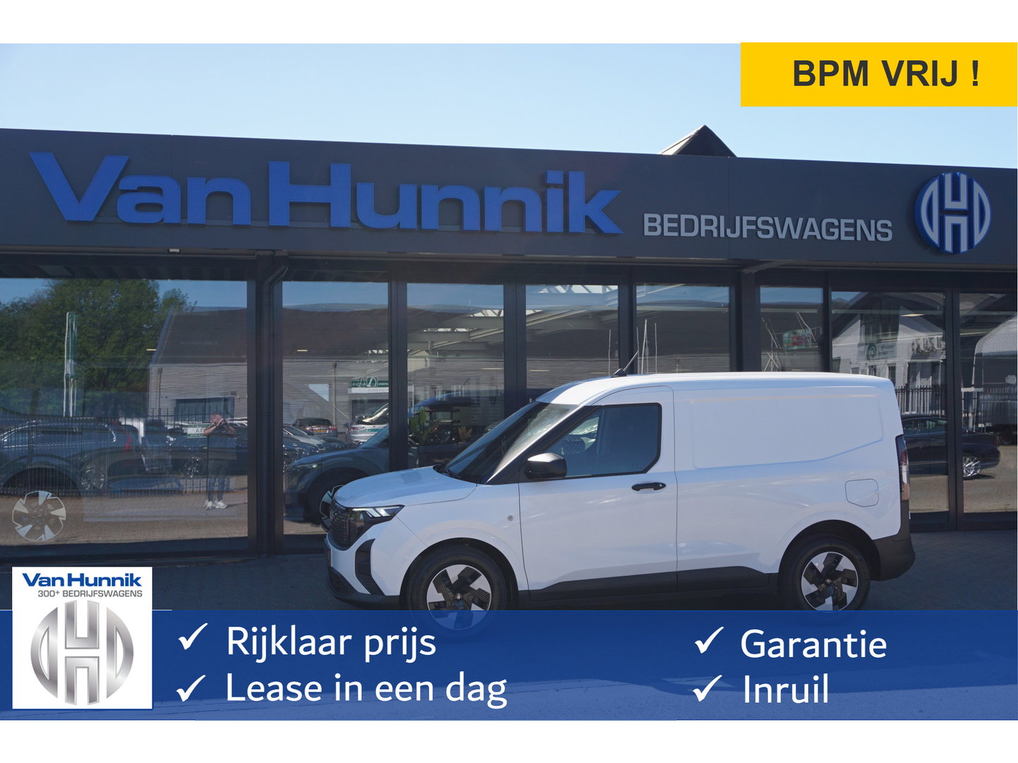 Ford Transit Courier Trend Elektrisch 44 kWh 136PK Apple CP/Android A, Cruise, Camera, Stoel/Stuur verwarming!! Nr. 575