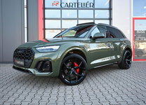 Audi Q5 - 50 TFSI e S-Line Quattro Competition | District Green | Pano | Matrix Led | Alcantara | Trekhaak | Nieuwe 22'' RS | Ambient+ | Carbon | Virtual Cockpit | Stoelverwarming voor & achter | Electric Seat | ACC | Lane Assist | Black Optic | Carplay