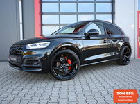 Audi Q5 - 55 TFSI e S-Line Quattro Competition 367PK | Luchtvering | Pano | 360 | Keyless | Ambient+ | Trekhaak | Alcantara | Memory | Digitaal Dash | Matrix Led | 22'' RS | Blind Spot | Afgevlakt Stuur | Nieuwe APK | Btw Auto | SOH 95% | Carplay