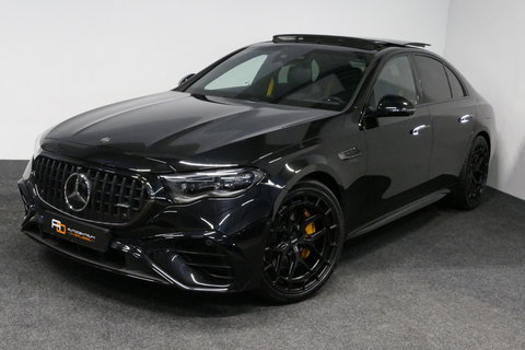 Mercedes-Benz E-Klasse AMG 53 4MATIC+ / 21'' Vossen HFX-1 velgen / AMG Drivers package / Hyperscreen / Panoramadak / Stoelkoeling + verwarming / AMG Performance interieur / Gele gordels / Elektr. verstelbare voorstoelen + memory / Achterasbesturing / Digital Light + projectie /