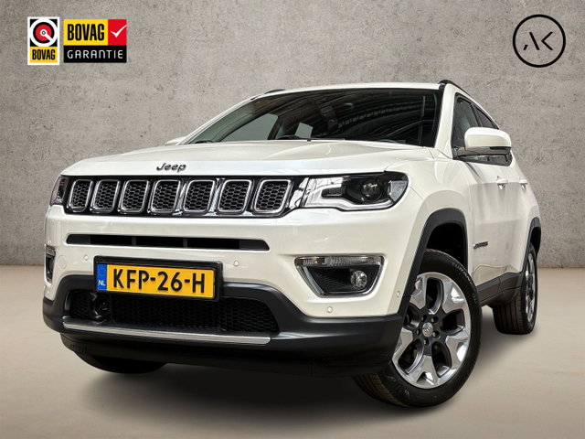 Jeep Compass - 1.4 MultiAir Limited 4x4 170Pk Automaat (APPLE CARPLAY, NAVIGATIE, LEDER, CAMERA, MEMORY SEATS, GETINT GLAS, BEATS AUDIO, NIEUWSTAAT)