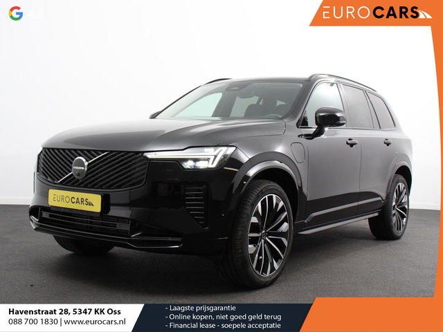 Volvo XC90 - 2.0 T8 Plug-in hybrid AWD Plus Dark 7 persoons Navigatie Apple Carplay/Android Auto 360 Camera Parkeersensoren Adaptive Cruise Control Full LED Stoel- en stuurverwarming Memory stoelen Climate Control Lichtmetalen velgen