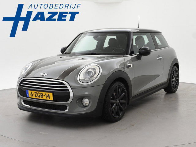 MINI Cooper - Mini 1.5 PEPPER *MOONWALK GREY* + STOELVERW. | NAVIGATIE BREEDBEELD | SPORTSTOELEN | LED | SFEERVERLICHTING