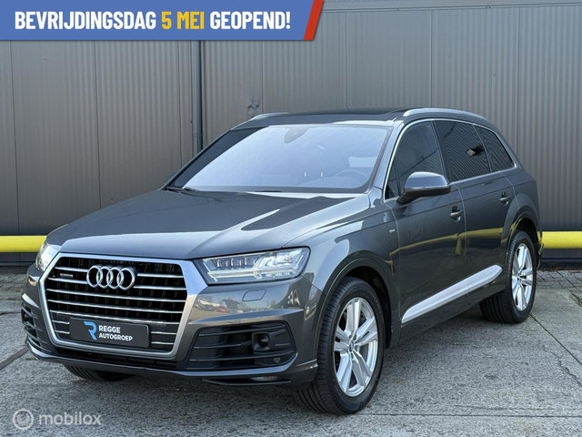 Audi Q7 - 3.0 TDI quattro S-Line GRIJS KENTEKEN | PANODAK |