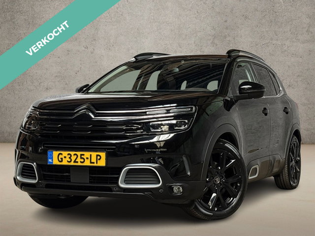Citroën C5 Aircross - 1.6 PureTech Sport 181Pk Automaat (APPLE CARPLAY, BLACK PACK, GROOT NAVI, LEDER, STOELVERWARMING, 360 CAMERA, ADAPTIVE CRUISE, GETINT GLAS, NIEUWSTAAT)