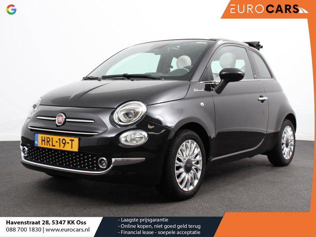 Fiat 500C - 1.0 Hybrid Dolcevita Leder Navigatie Apple Carplay/Android Auto Parkeersensoren achter Cruise Control Climate Control