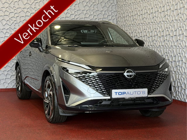 Nissan QASHQAI - 1.3 MHEV 160PK TEKNA PLUS BOSE 20''LMV LEER ALCANTARA PANO MASSAGE BOSE STOEL/STUUR/RUIT VERW MATRIX.LED ELEK.KLEP HEADUP 20''LMV GOOGLE NAVI 03/2026 K ✅Top Auto's Wijchen , 30 Jaar Specialist in Nissan  : Alle Type's : Tekna / Plus / N-Design / N-Connect