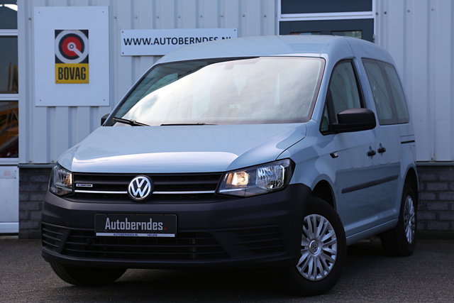Volkswagen Caddy - 1.4 TGI Trendline 7 Persoons*Perfect VW Onderh.*2x zijschuifdeur/Stoelverw./Climate-Control/Camera/Parkeersens.V+A*