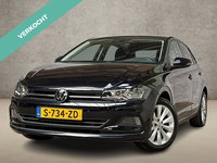 Volkswagen Polo - 1.0 TSI Highline Sport Automaat (GROOT NAVI, CLIMATE CONTROL, STOELVERWARMING, ADAPTIVE CRUISE, SPORTSTOELEN, LM VELGEN, ELEK PAKKET, PAEKEERSENSOREN, NIEUWSTAAT)
