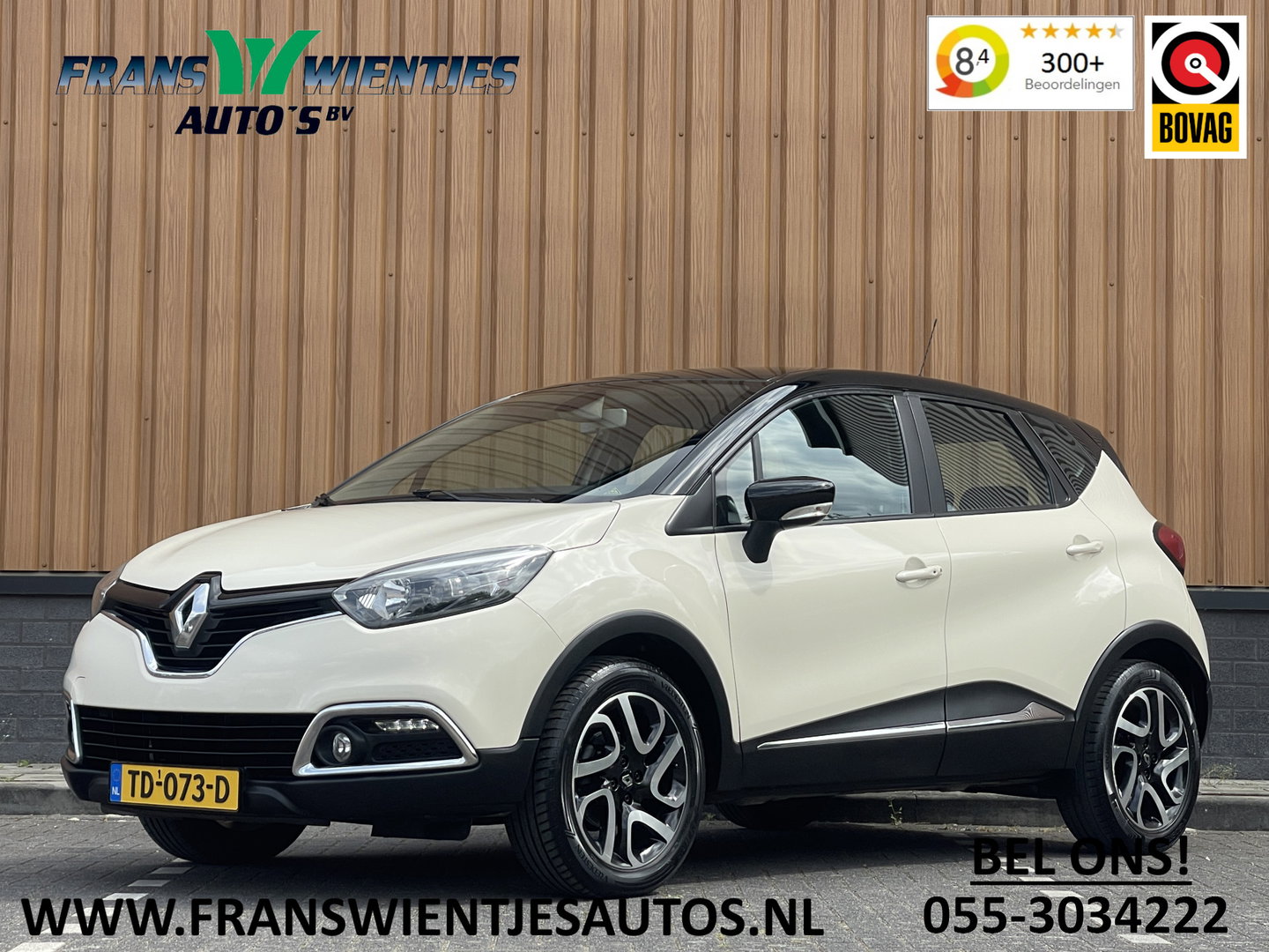 Renault Captur 0.9 TCe Dynamique | Trekhaak | Bluetooth | Airconditioning | Parkeersensoren | Keyless | 17'' Lichtmetaal | USB |