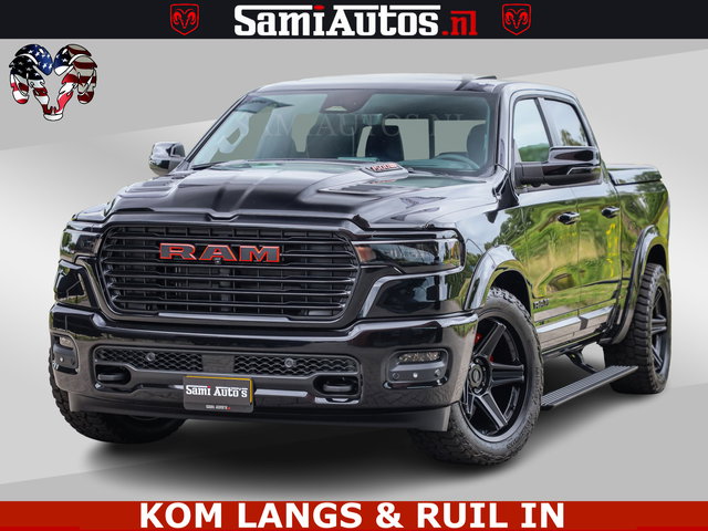 Dodge Ram 1500 - Night Premium | Full Option | De Meest Luxe Pick-Up in zijn Klasse | Comfortabele Dubbele Cabine met Royale 5 Zitplaatsen | BPM vrij | Nu Leverbaar uit Voorraad | Voorraad Nr 2287 - 3384