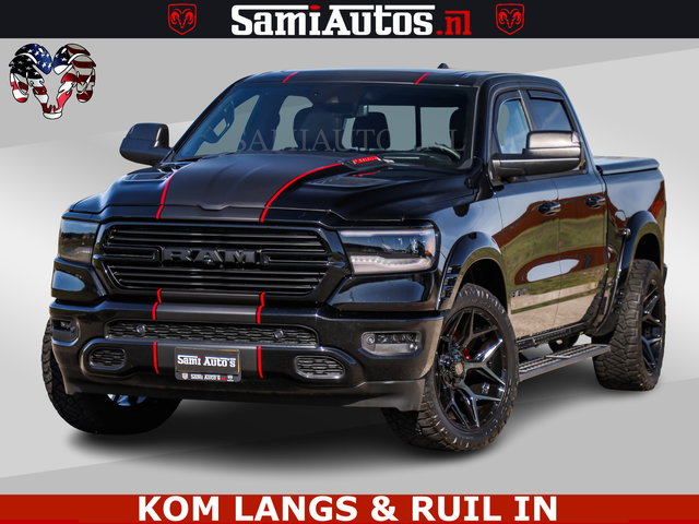 Dodge Ram Pick-Up - GT HULK | 5.7 V8 HEMI | VIRTUAL COCKPIT | HEAD-UP | ADAPTIVE CRUISE | 360 CAMERA | TRX PACK | Comfortabele Dubbele Cabine met Royale 5 Zitplaatsen | BPM vrij