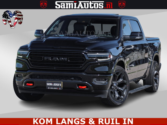 Dodge Ram Pick-Up - BLACK OPS LIMITED 5.7 V8 4x4 | HUD | LUCHTVERING | BOM VOL | CREW CAB | DUBBELE CABINE | 5 PERSOONS | DC |