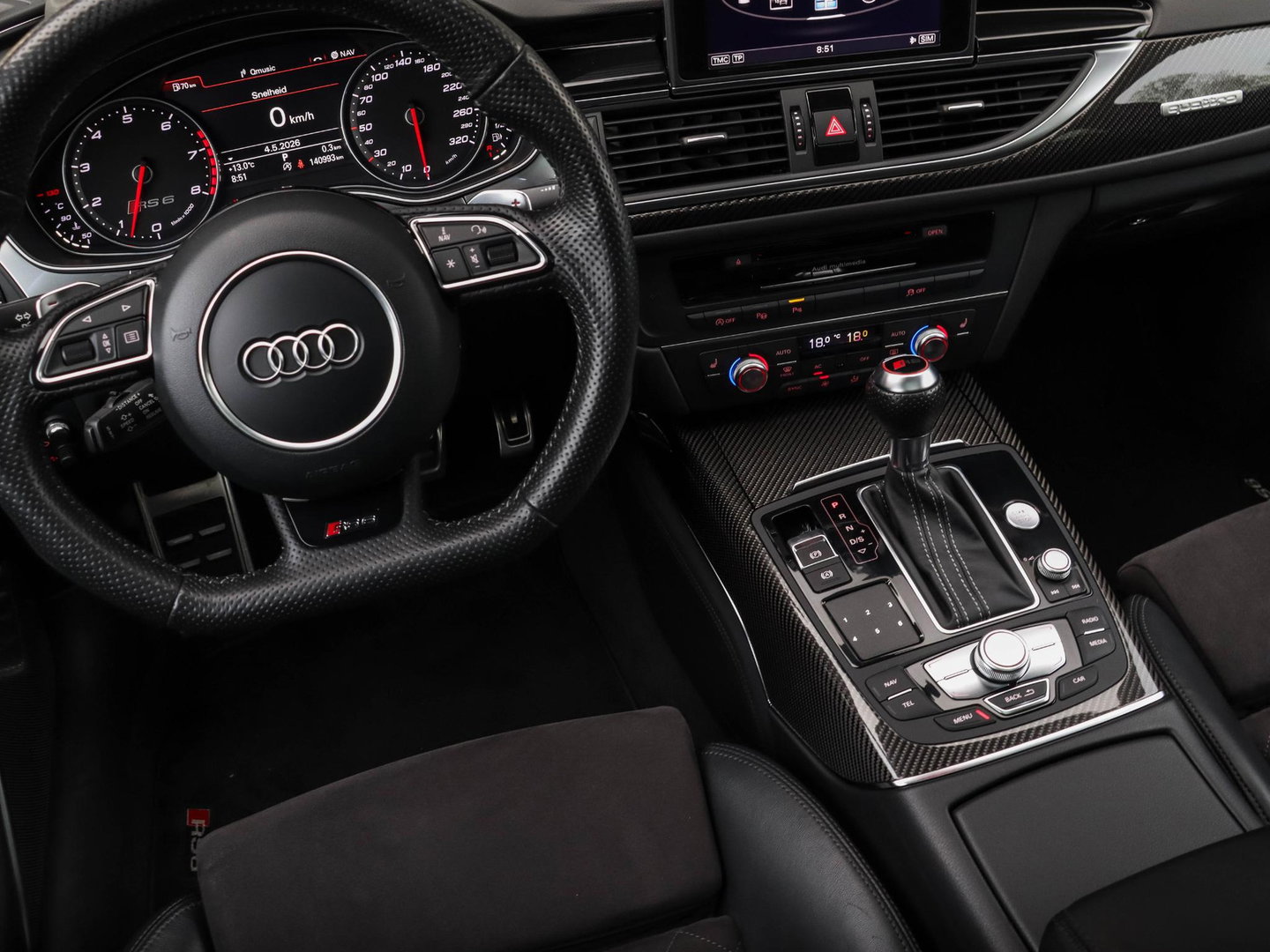 Audi RS6 4.0 TFSI RS 6 quattro Keramisch B&O Adv. HeadUp Nachtzicht Panodak Softclose