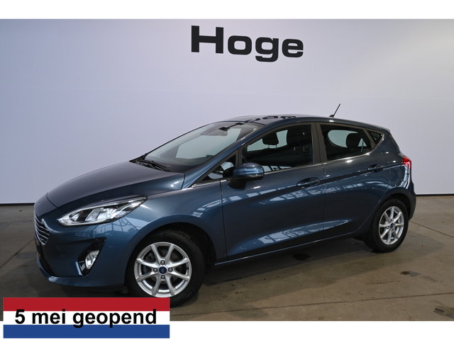 Ford Fiesta - 1.0 EcoBoost Titanium Automaat Clima Navigatie LED Carplay Rijklaarprijs Inruil Mogelijk!