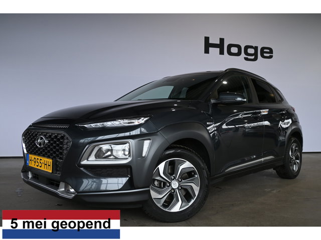 Hyundai Kona - 1.6 GDI HEV Fashion Automaat Clima Navigatie Carplay Head Up Rijklaarprijs! Inruil Mogelijk!
