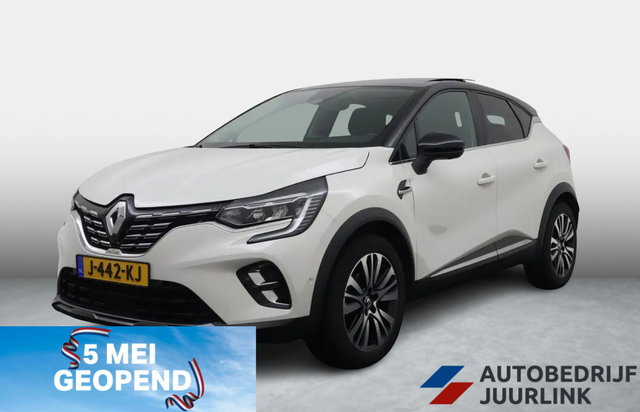 Renault Captur - 1.3 TCe Automaat 130pk Initiale Paris Trekhaak/ trekgewicht 1500kg/Leder/Pano/Camera/Winterpakket/AllSeasonbanden