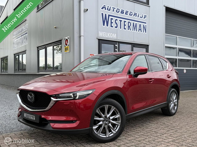 Mazda CX-5 - 2.0 SkyActiv-G 165 Luxury !! VOL !! Acc Leer Stoel-/stuur verw. Led Trekh. etc.