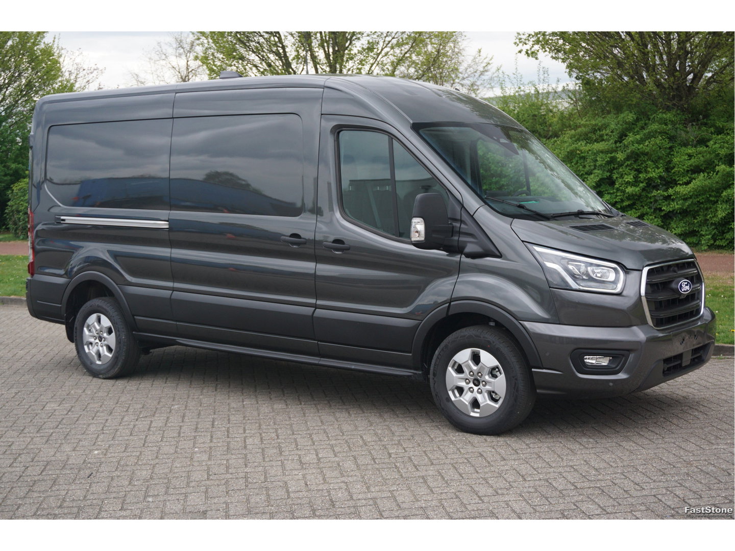 Ford Transit 350L L3H2 Limited AUT-8 165PK BPM VRIJ Navi, Adap. Cruise, 360° Cam, Trekhaak!! NR. 225