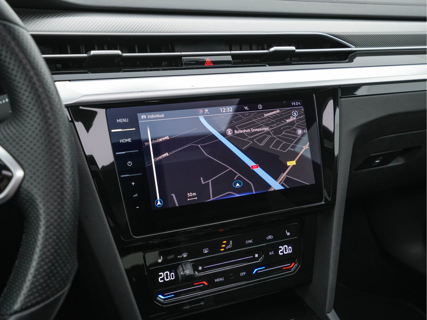 Volkswagen Arteon 1.4 TSI eHybrid R-Line Business+ (INCL.BTW) *PANO | HEAD-UP | LEATHER-MICROFIBRE | FULL-LED | TOP-VIEW | ADAPTIVE-CRUISE | BLINDSPOT | HEATED-SPORTSEATS | KEYLESS | NAVI-FULLMAP | PRIVACY-GLASS | SHIFT-PADDLES | DIGI-COCKPIT