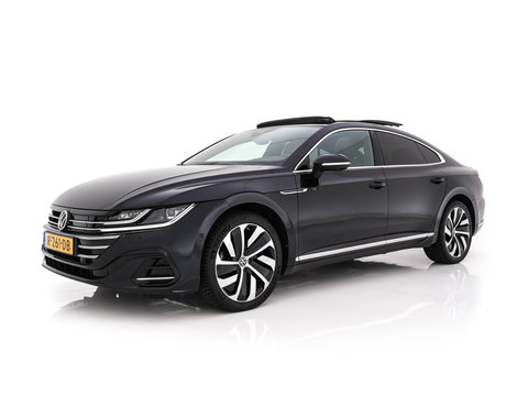 Volkswagen Arteon 1.4 TSI eHybrid R-Line Business+ (INCL.BTW) *PANO | HEAD-UP | LEATHER-MICROFIBRE | FULL-LED | TOP-VIEW | ADAPTIVE-CRUISE | BLINDSPOT | HEATED-SPORTSEATS | KEYLESS | NAVI-FULLMAP | PRIVACY-GLASS | SHIFT-PADDLES | DIGI-COCKPIT