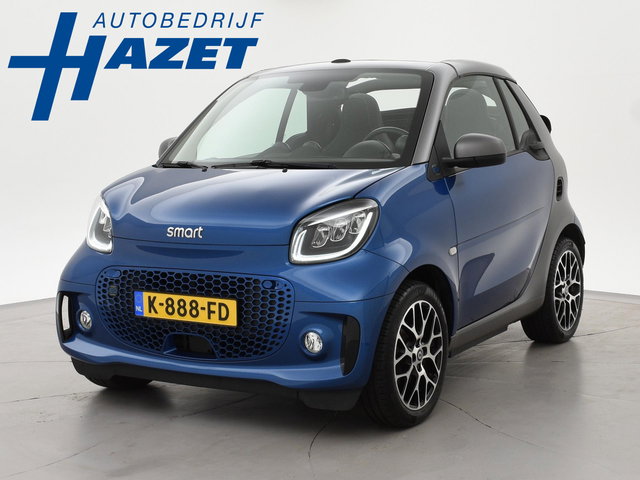 smart Fortwo - cabrio EQ COMFORT PLUS 18 KW + 16 INCH LMV | LEDER | STOELVERW. | CAMERA | NAVIGATIE