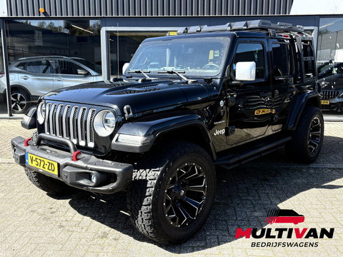 Jeep Wrangler 2.2D Sahara | GRIJS KENTEKEN | 4x4 | VOL OPTIES | TARGA DAK | DAKREK | LED