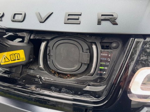 Land Rover Range Rover Sport 2.0 P400e HSE Dynamic SVO Mat Grey Airco/ECC,Leder,Navi,Pano Geheel dealeronderhouden