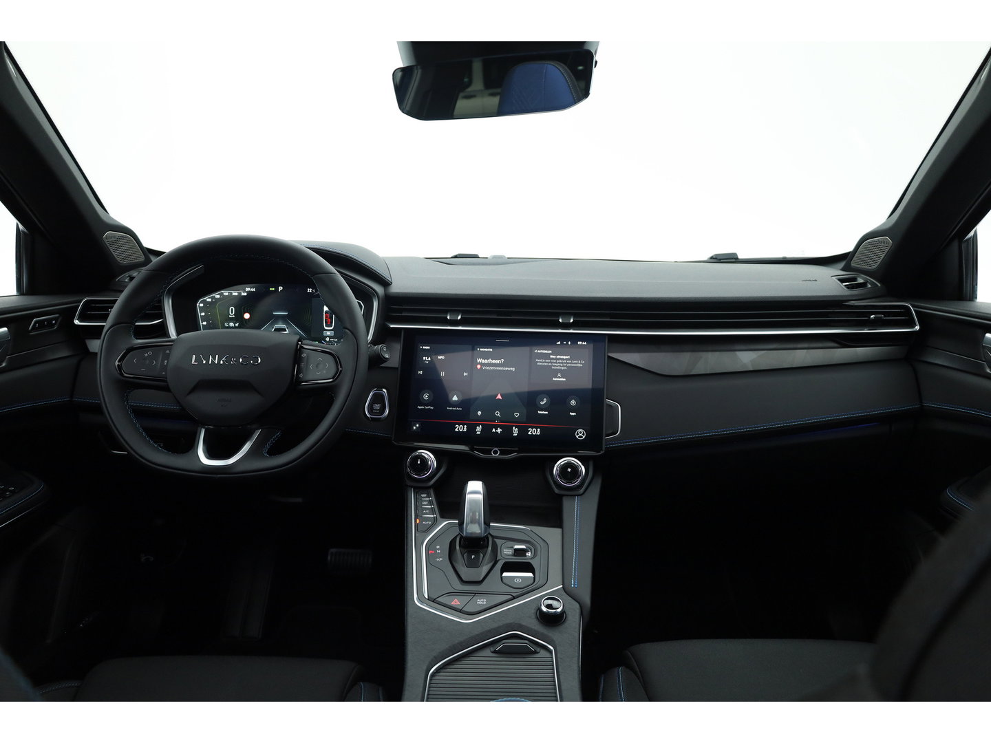 Lynk & Co 01 1.5 PHEV 261PK MY23 | Donkere hemel | S/K-panodak | 360*+ PDC | Adapt. Cruise | Memory | Stoelverw. | Elek. klep | LM 20" | Led | Nav+App.Connect