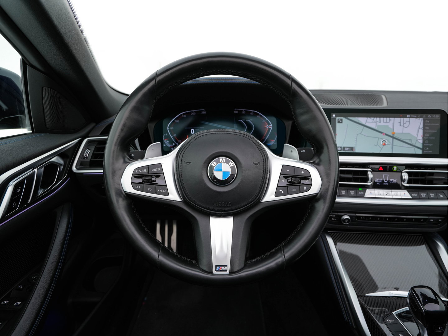 BMW 4 Serie Cabrio 420i M-Sportpack High Executive (INCL-BTW) *LEATHER | FULL-LED | MEMORY-PACK | BLINDSPOT | DIGI-COCKPIT | HIFI-SOUND | SHIFTPADDLES | CAMERA | DAB | NAVI-FULLMAP | TOWBAR | 19''ALU*
