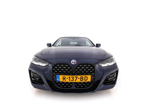 BMW 4 Serie Cabrio 420i M-Sportpack High Executive (INCL-BTW) *LEATHER | FULL-LED | MEMORY-PACK | BLINDSPOT | DIGI-COCKPIT | HIFI-SOUND | SHIFTPADDLES | CAMERA | DAB | NAVI-FULLMAP | TOWBAR | 19''ALU*