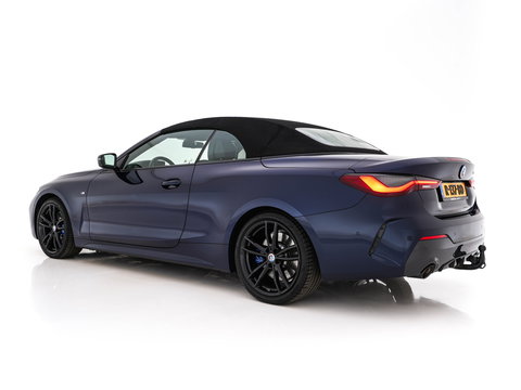 BMW 4 Serie Cabrio 420i M-Sportpack High Executive (INCL-BTW) *LEATHER | FULL-LED | MEMORY-PACK | BLINDSPOT | DIGI-COCKPIT | HIFI-SOUND | SHIFTPADDLES | CAMERA | DAB | NAVI-FULLMAP | TOWBAR | 19''ALU*