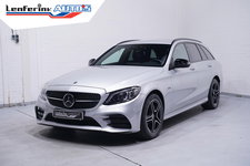 Mercedes-Benz C-Klasse - Estate 300 e Business Solution AMG navigatie full-map 360-camera schakelflippers a/h stuur sportstoelen verwarmbaar dynamic-select PDC v+a ACC Ecc electrische-achterklep led-verlichting touch-pad