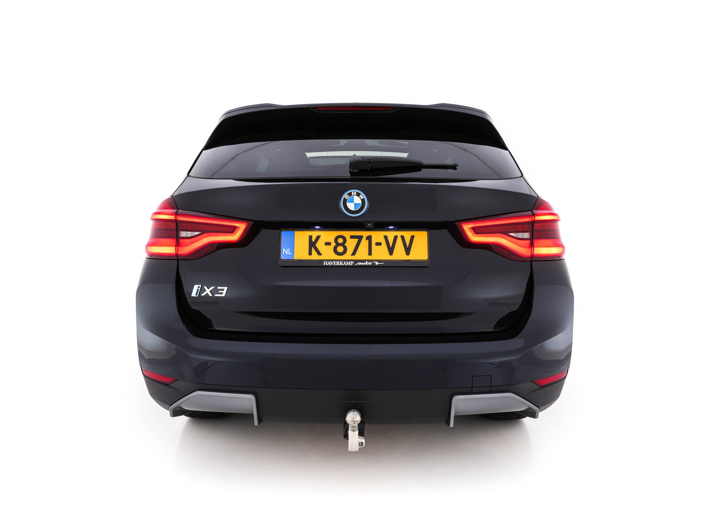 BMW iX3 Executive 80 kWh [ 3-Fase ] {SOH-98%} (INCL-BTW) Aut. *PANO | HEAD-UP | LEATHER | ADAPTIVE-CRUISE | FULL-LED | BLIND-SPOT | MEMORY-PACK | DIGI-COCKPIT | HEATED-COMFORTSEATS | KEYLESS | TOP-VIEW | DAB+ | TOWBAR | 19''ALU*