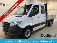 Mercedes-Benz Sprinter - 317 CDI L2 RWD DC Dubbel Cabine Open Laadbak / Euro 6 / Trekhaak 3500 KG / LED / Airco / Cruise Control / CarPlay / DC 6 Pers. / 82.000 KM !!