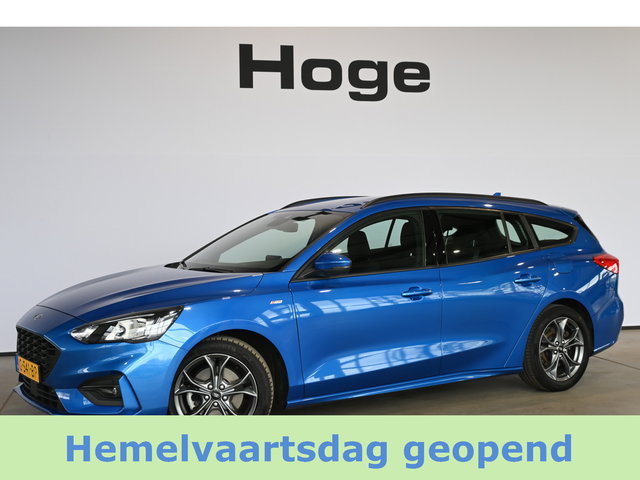 Ford Focus - Wagon 1.0 EcoBoost 126pk ST Line ketting! Navigatie 1e Eigenaar Airco LED Cruise control Goed Onderhouden Inruil Mogelijk!
