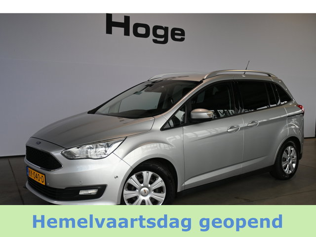 Ford Grand C-Max - 1.0 Trend 7 Persoons Clima Navigatie LED Trekhaak Rijklaarprijs Inruil Mogelijk!