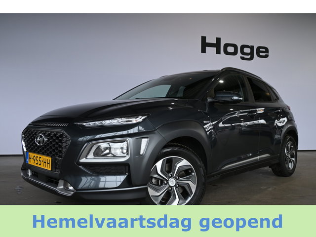 Hyundai Kona - 1.6 GDI HEV Fashion Automaat Clima Navigatie Carplay Head Up Rijklaarprijs! Inruil Mogelijk!