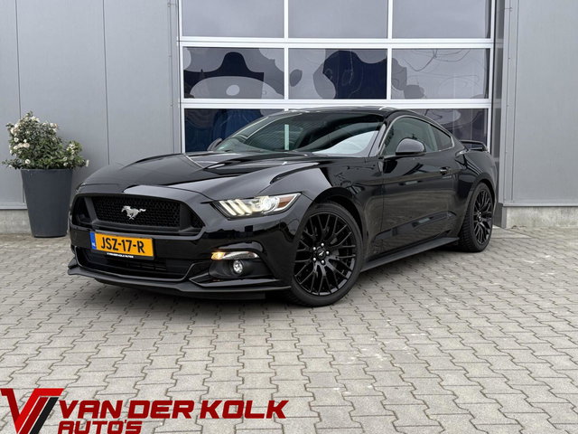 Ford Mustang - Fastback 2.3 EcoBoost Black Edition | EU-Model | Xenon | Leder | Camera | Stoelverwarming/verkoeling | CarPlay | Cruise |