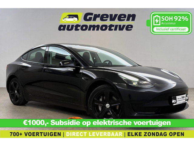 Tesla Model 3 - 60 kWh BEV Black Edition | Snelladen | SOH 92% | Camera | Pano | Memory | Adap. Cruise