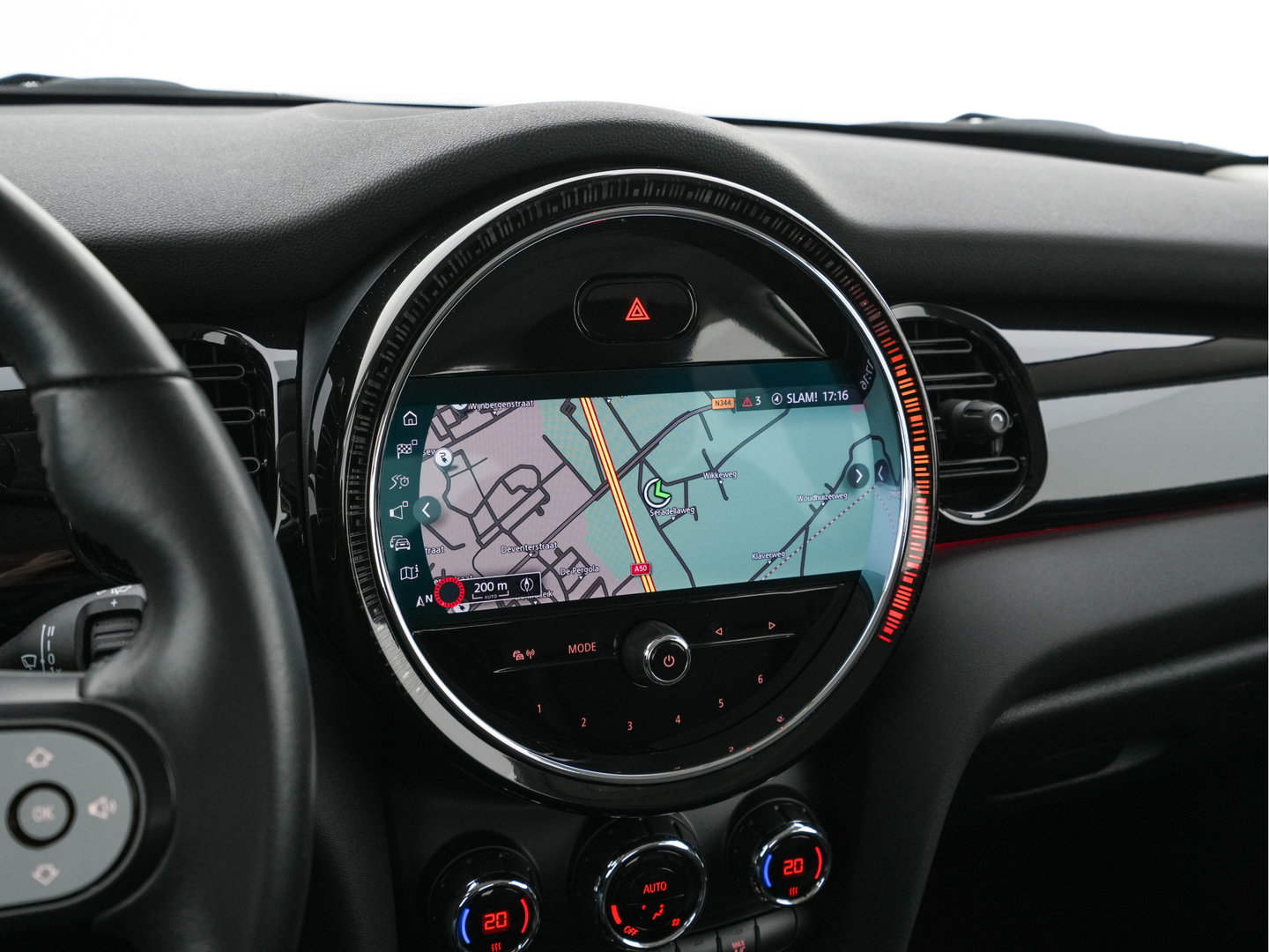 MINI Mini Electric Business Edition 33 kWh [ 3-Fase-11kW ] {SOH-100%} (INCL-BTW) Aut. *LEATHER | FULL-LED | KEYLESS | SPORTSEATS | NAVI-FULLMAP | ECC | AMBIENTLIGHT | DAB | DIGI-COCKPIT | PDC | 17"ALU*