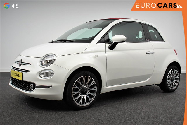 Fiat 500C - 1.2 Star Leder Navigatie Climate Control Parkeer sensoren Digitale Cockpit Cruise control LMV 16"