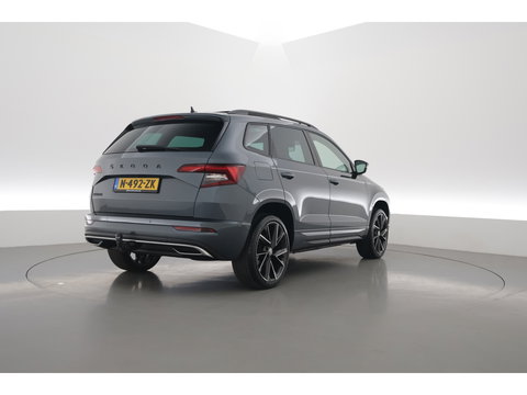 Škoda Karoq 1.5 TSI ACT Sportline Business | Dig. Cockpit | Pano | Elek. Trekhaak | Krell Audio | Adapt. Cruise | Keyless | Stoel-Stuurverw. |