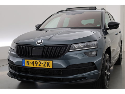 Škoda Karoq 1.5 TSI ACT Sportline Business | Dig. Cockpit | Pano | Elek. Trekhaak | Krell Audio | Adapt. Cruise | Keyless | Stoel-Stuurverw. |