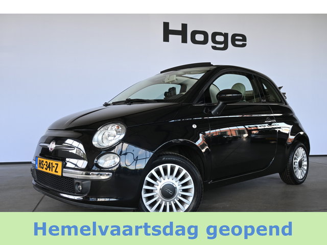 Fiat 500C - 1.2 Lounge Cabrio Airco Navigatie Lichtmetaal Goed Onderhouden! Inruil Mogelijk!