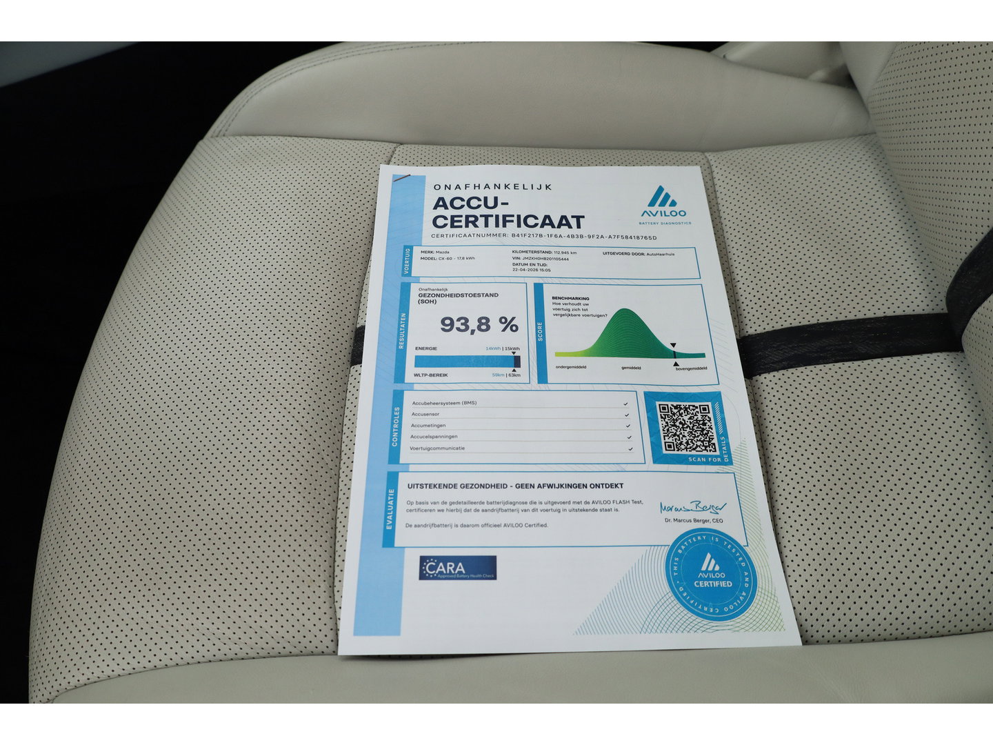 Mazda CX-60 2.5 e-SkyActiv PHEV Homura | SOH 93.8% | Pano | Stoelventilatie | Stoel-Stuurverw. | Head-up | 360cam | Bose | Adapt. Cruise