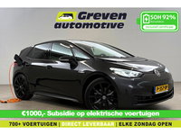 Volkswagen ID.3 - 58KWH First Black Edition | Snelladen | SOH 92% | Virtual | Sfeer | Adap. Cruise | Trekhaak | Carplay | Parkeersens.