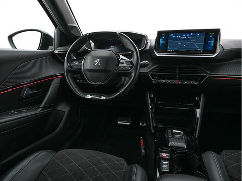 Peugeot e-208 EV GT Pack 50 kWh [ 3-Fase-11kW ] {SOH-88%] (INCL-BTW) *HEATPUMP | FULL-LED | DIGI-COCKPIT | BLINDSPOT | CAMERA | LEATHER-ALCANTARA | AMBIENTLIGHT | NAVI-FULLMAP | LANE-ASSIST | KEYLESS | DAB | CCS-FASTLOADER | HEATED-SPORTSEATS | PRIV