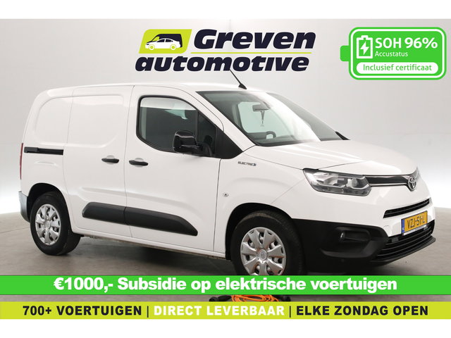 Toyota ProAce - City 50 kWh | Snelladen | SOH 96% | Virtual Cockpit | Airco | 3 Zits | Cruise | Carplay | Parkeersens.